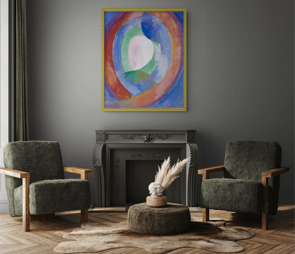 Fenêtres ouvertes simultanément - Robert Delaunay - Toile premium 430g (qualité galerie)