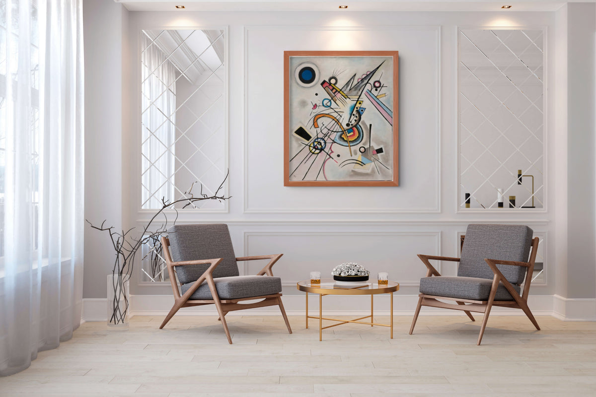 Diagonal - Wassily Kandinsky - Premium canvas 430g (gallery quality)