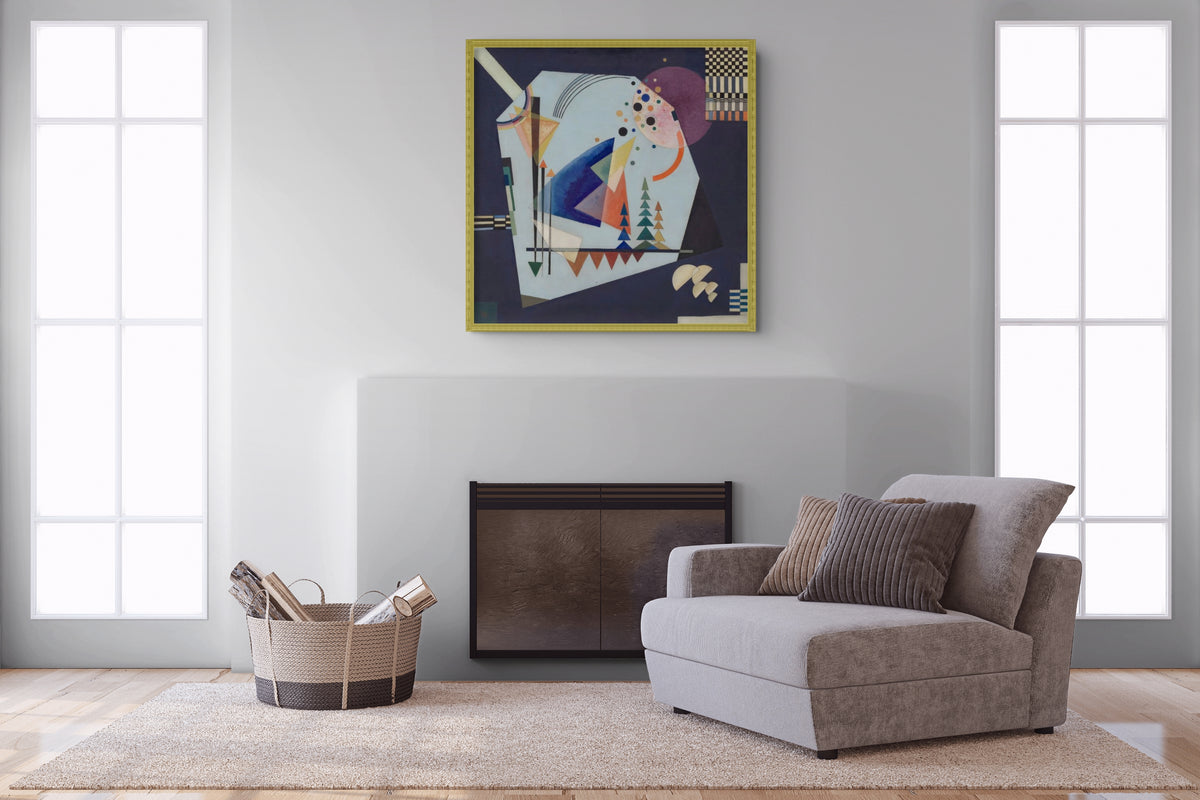 Tres sonidos - Wassily Kandinsky - Lienzo premium 430g (calidad de galeria)