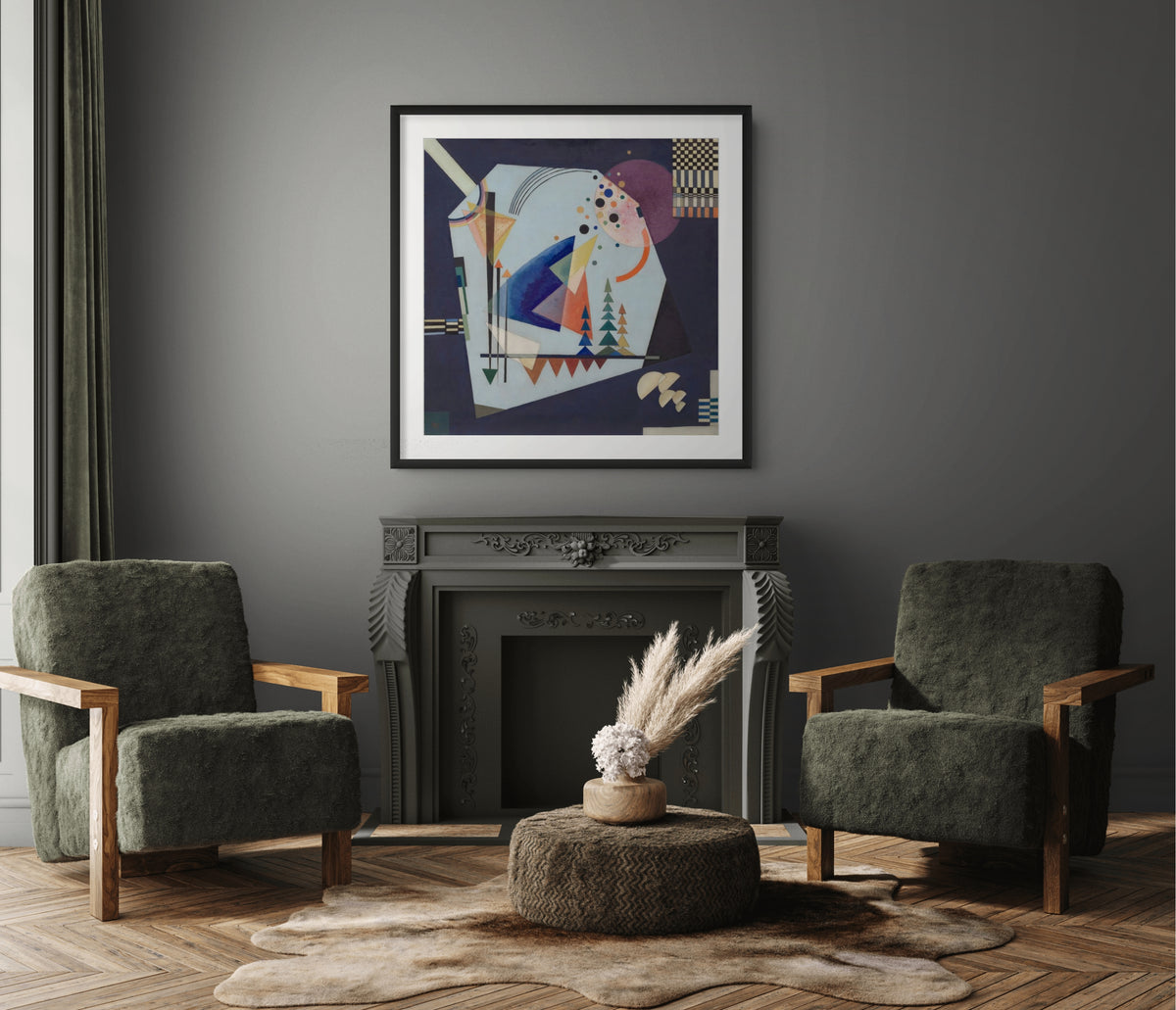 Three Sounds - Wassily Kandinsky - Premium canvas 430g (gallery quality)