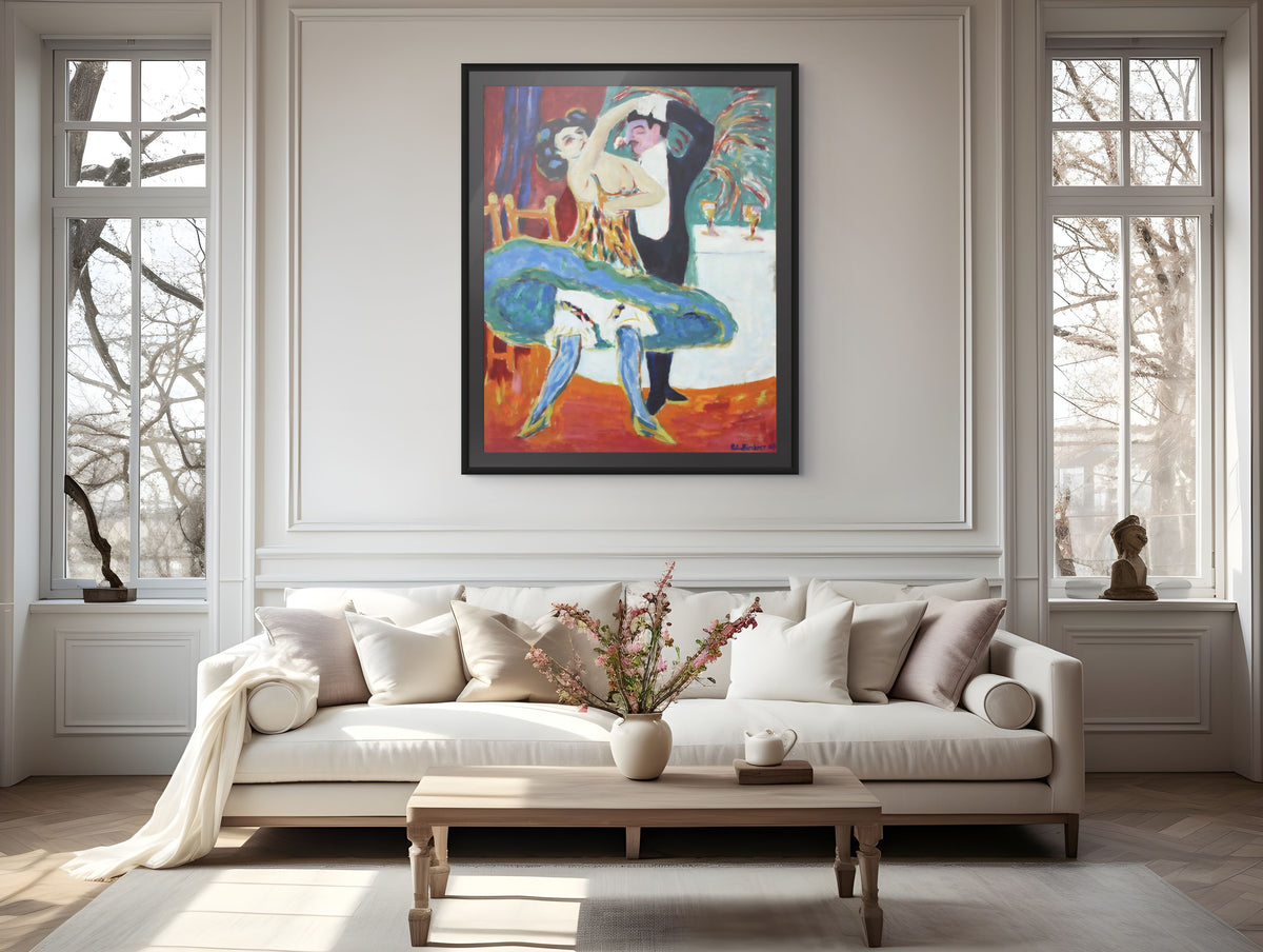 Scène de rue berlinoise - Ernst Ludwig Kirchner - Toile premium 430g (qualité galerie)
