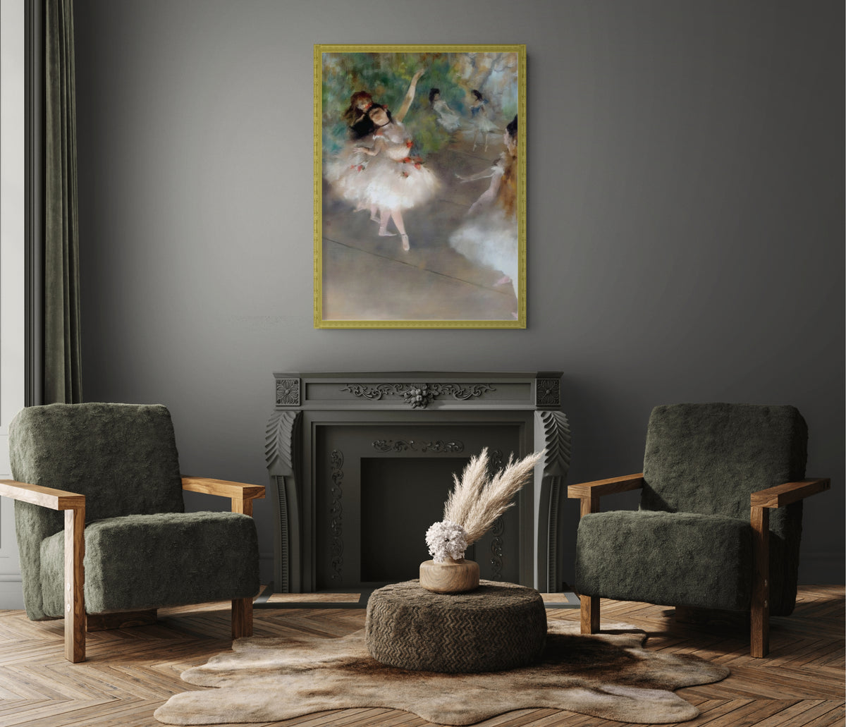 The Ballet Class - Edgar Degas - Premium Canvas 430g (gallery quality)