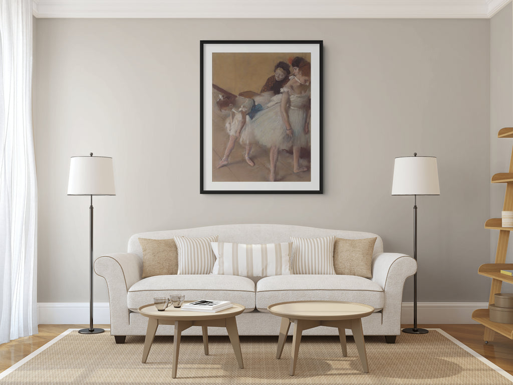 Examen de danza - Edgar Degas - Lienzo premium 430g (calidad de galeria)