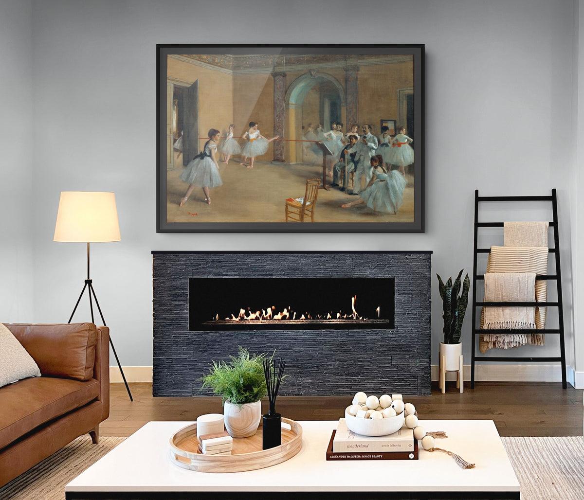 The Ballet Class - Edgar Degas - Premium Canvas 430g (gallery quality)