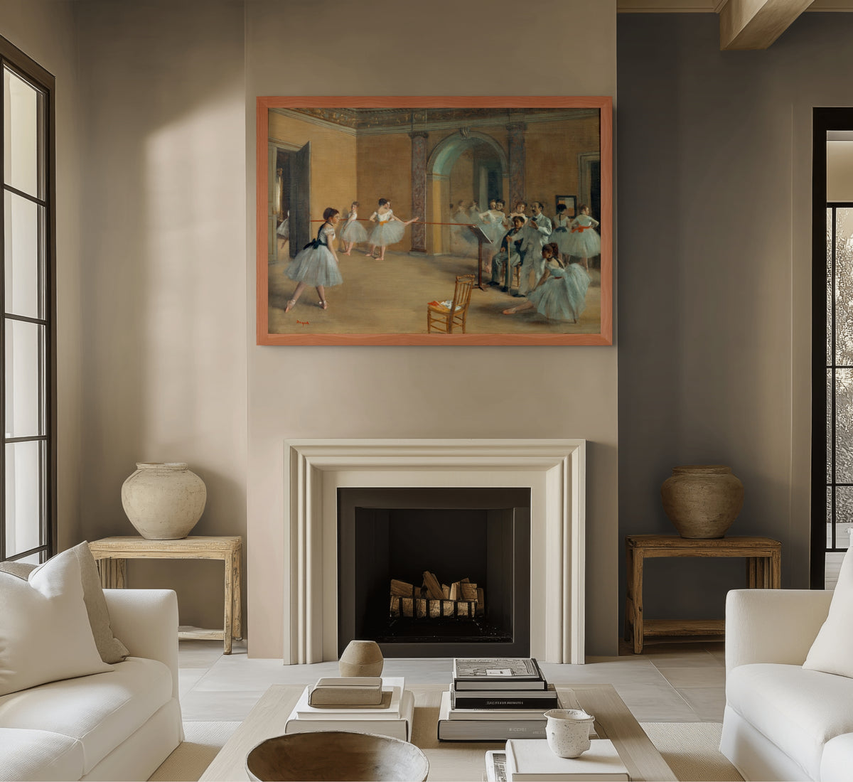The Ballet Class - Edgar Degas - Premium Canvas 430g (gallery quality)