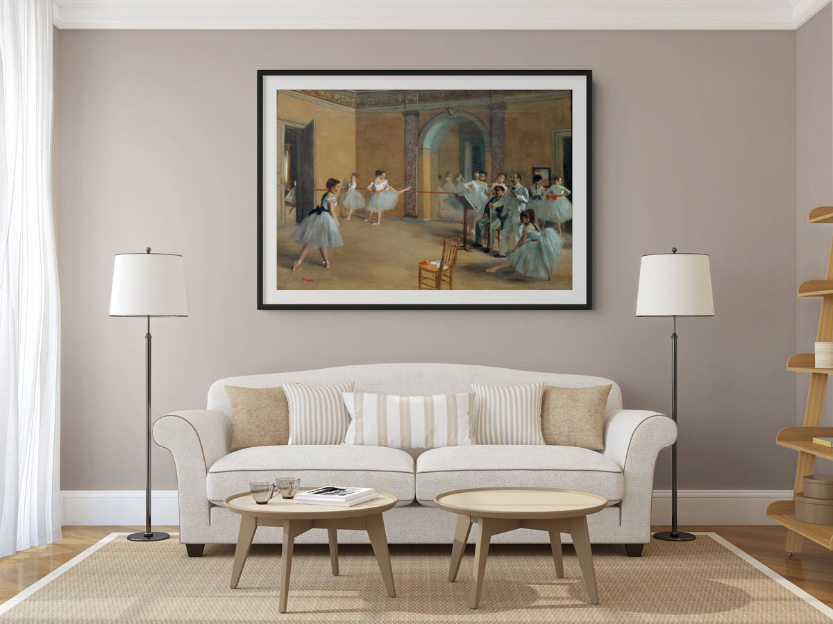 The Ballet Class - Edgar Degas - Premium Canvas 430g (gallery quality)