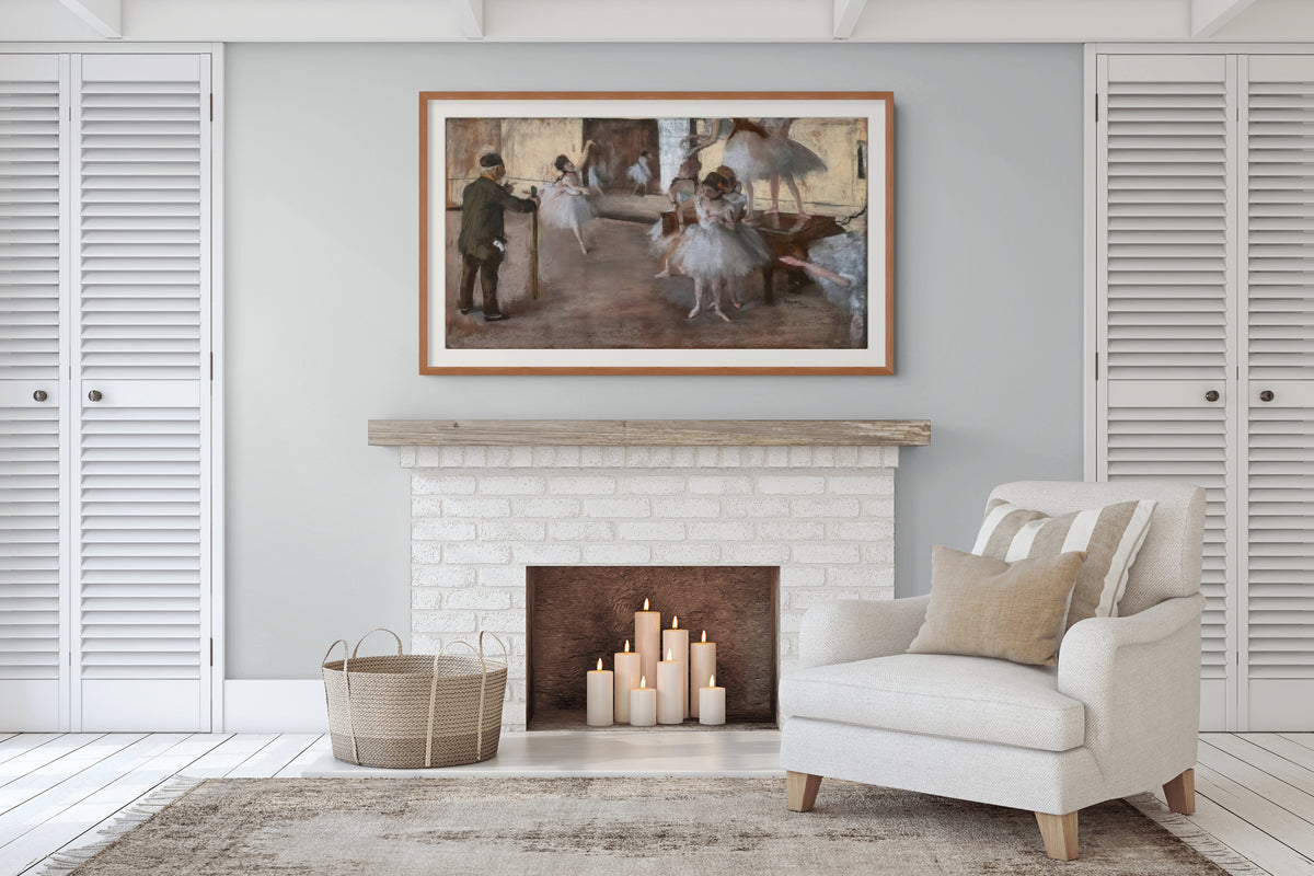The Ballet Class - Edgar Degas - Premium Canvas 430g (gallery quality)