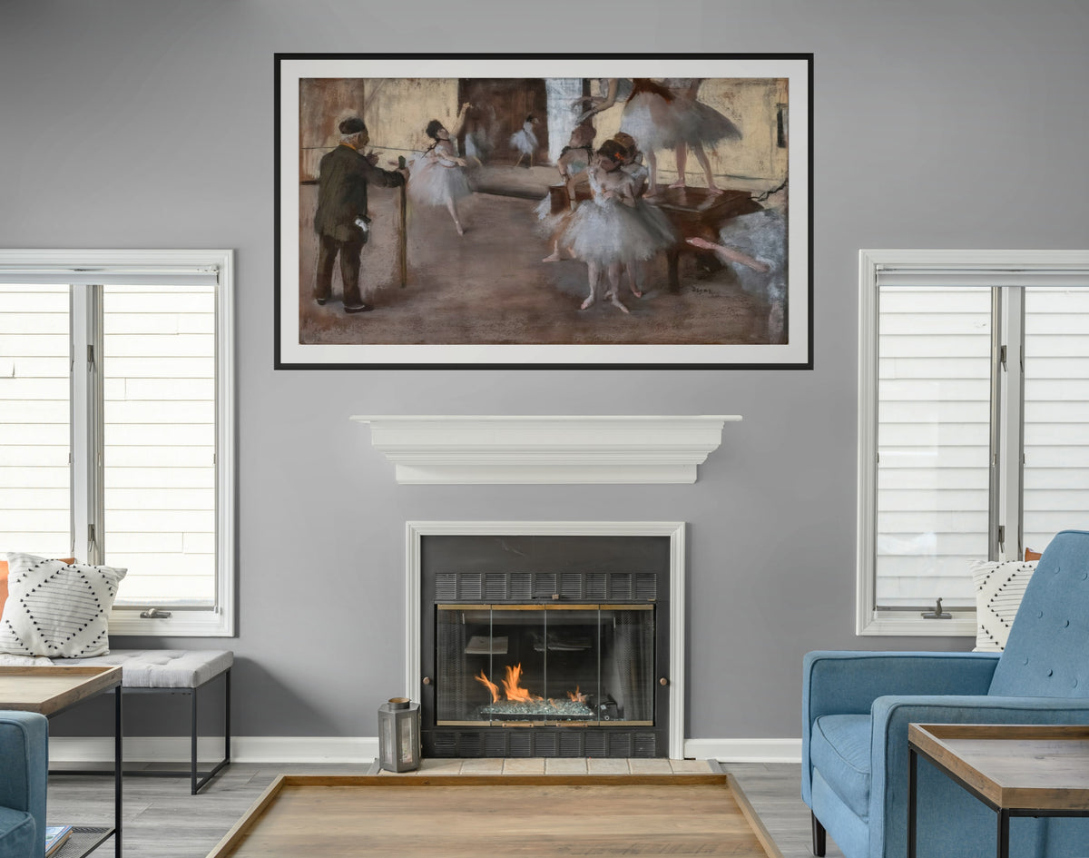 The Ballet Class - Edgar Degas - Premium Canvas 430g (gallery quality)