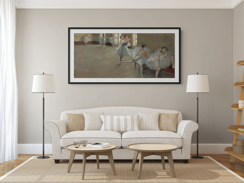 La lección de danza - Edgar Degas - Lienzo premium 430g (calidad de galeria)