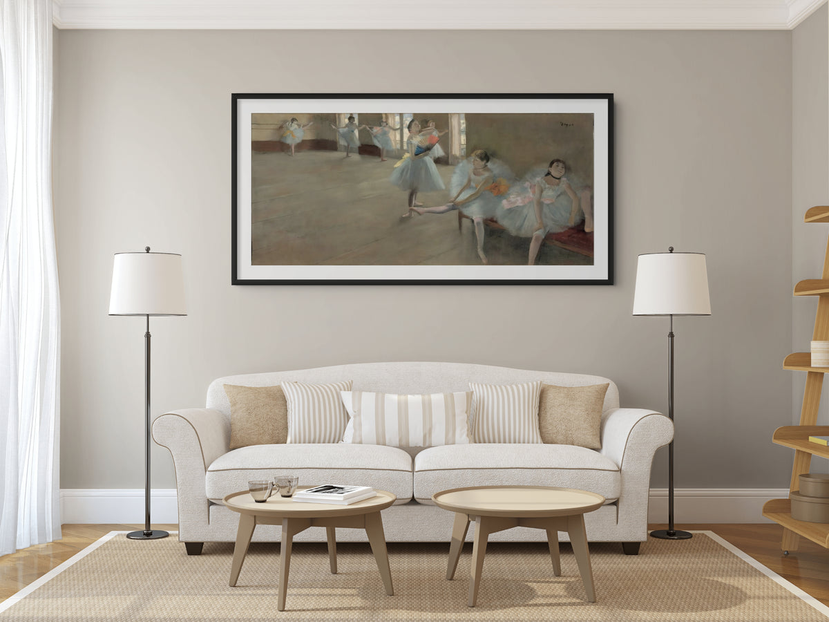 La lección de danza - Edgar Degas - Lienzo premium 430g (calidad de galeria)
