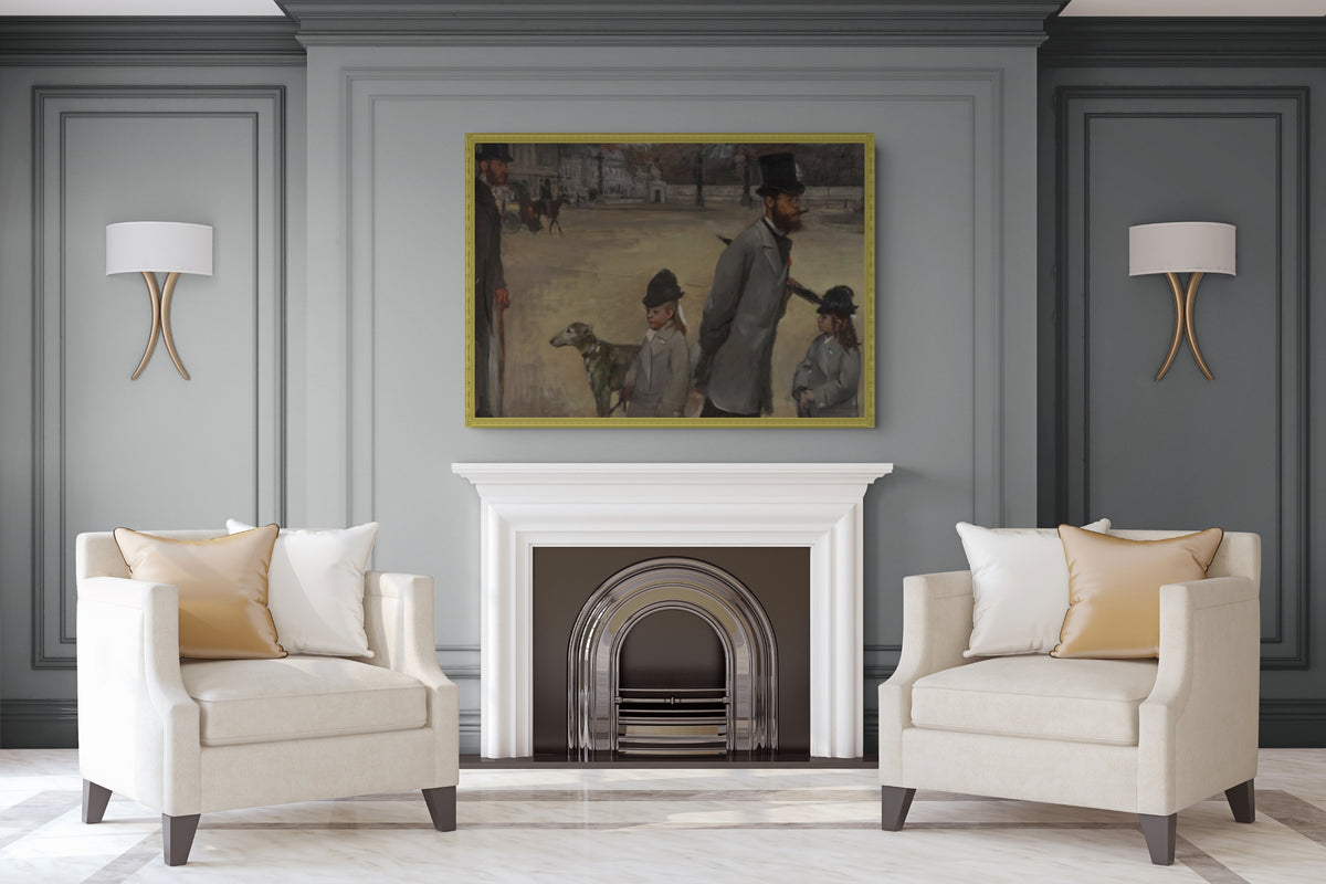 The Ballet Class - Edgar Degas - Premium Canvas 430g (gallery quality)
