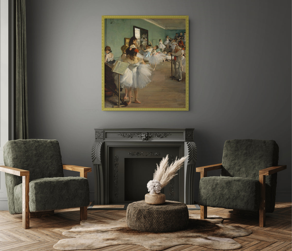 The Ballet Class - Edgar Degas - Premium Canvas 430g (gallery quality)