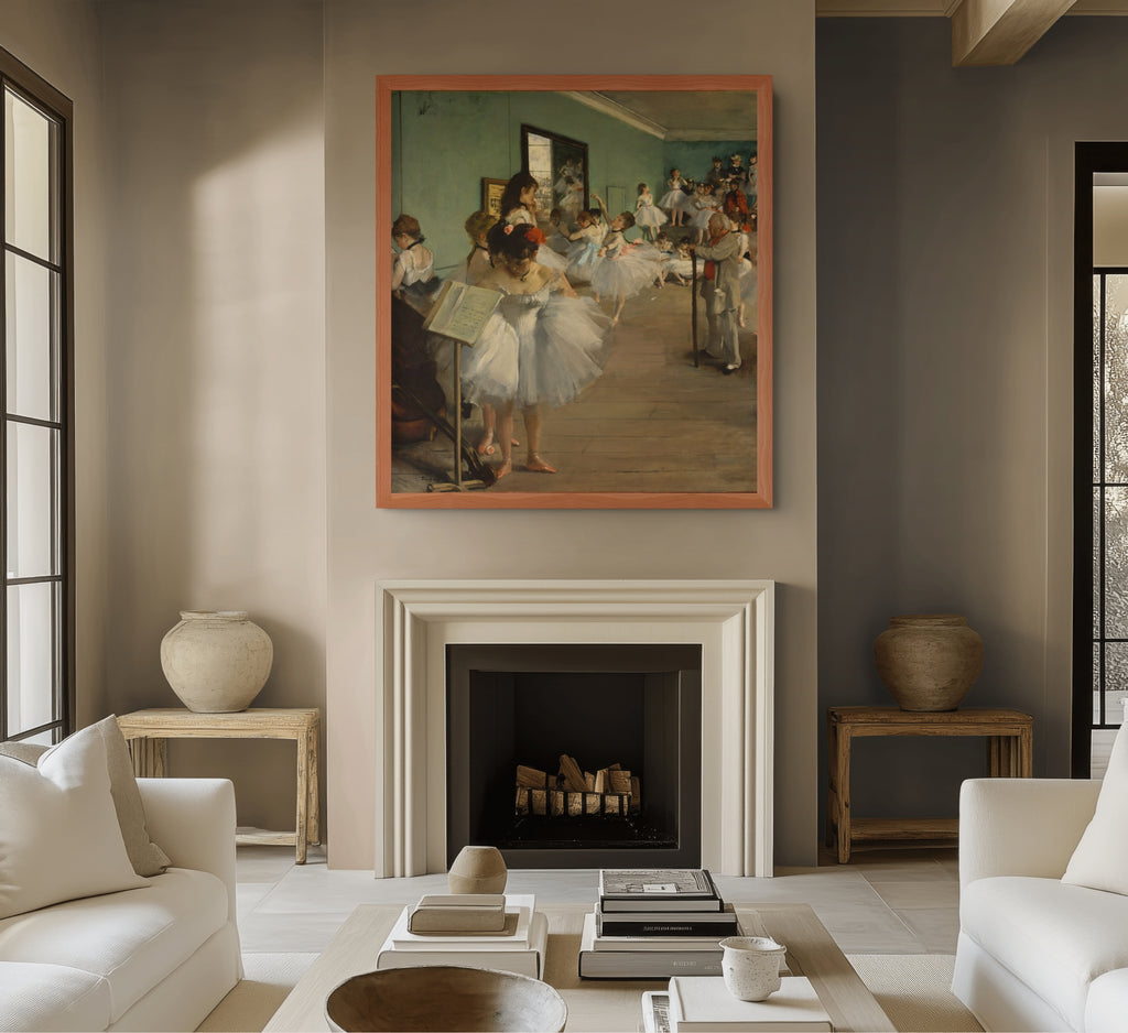 The Ballet Class - Edgar Degas - Premium Canvas 430g (gallery quality)