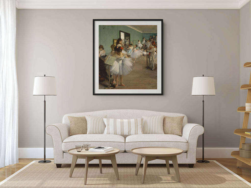 The Ballet Class - Edgar Degas - Premium Canvas 430g (gallery quality)