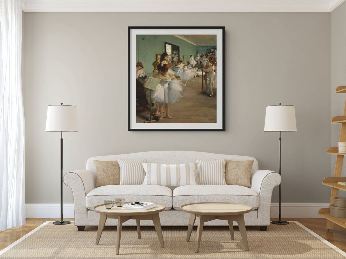 The Ballet Class - Edgar Degas - Premium Canvas 430g (gallery quality)