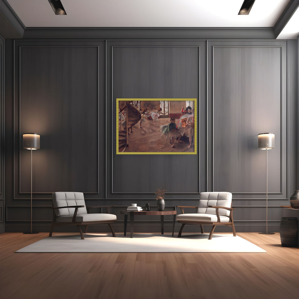 L'essai - Edgar Degas - Toile premium 430g (qualité galerie)
