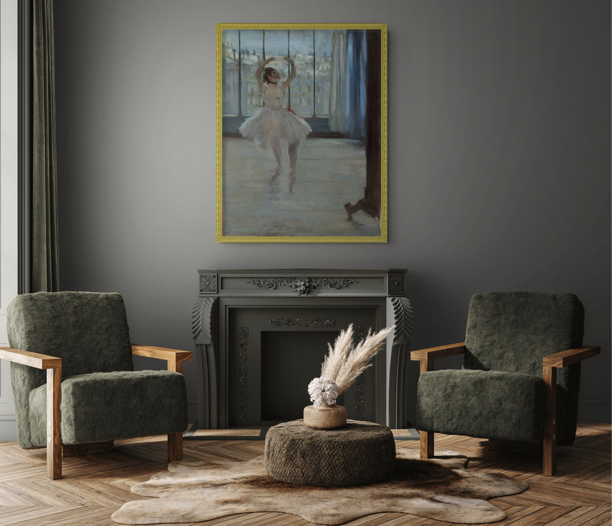 The Ballet Class - Edgar Degas - Premium Canvas 430g (gallery quality)