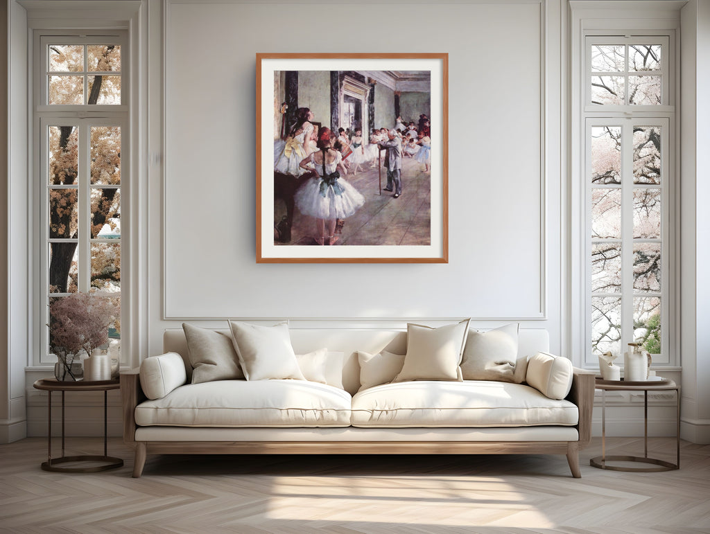 La Classe de danse - Edgar Degas - Toile premium 430g (qualité galerie)