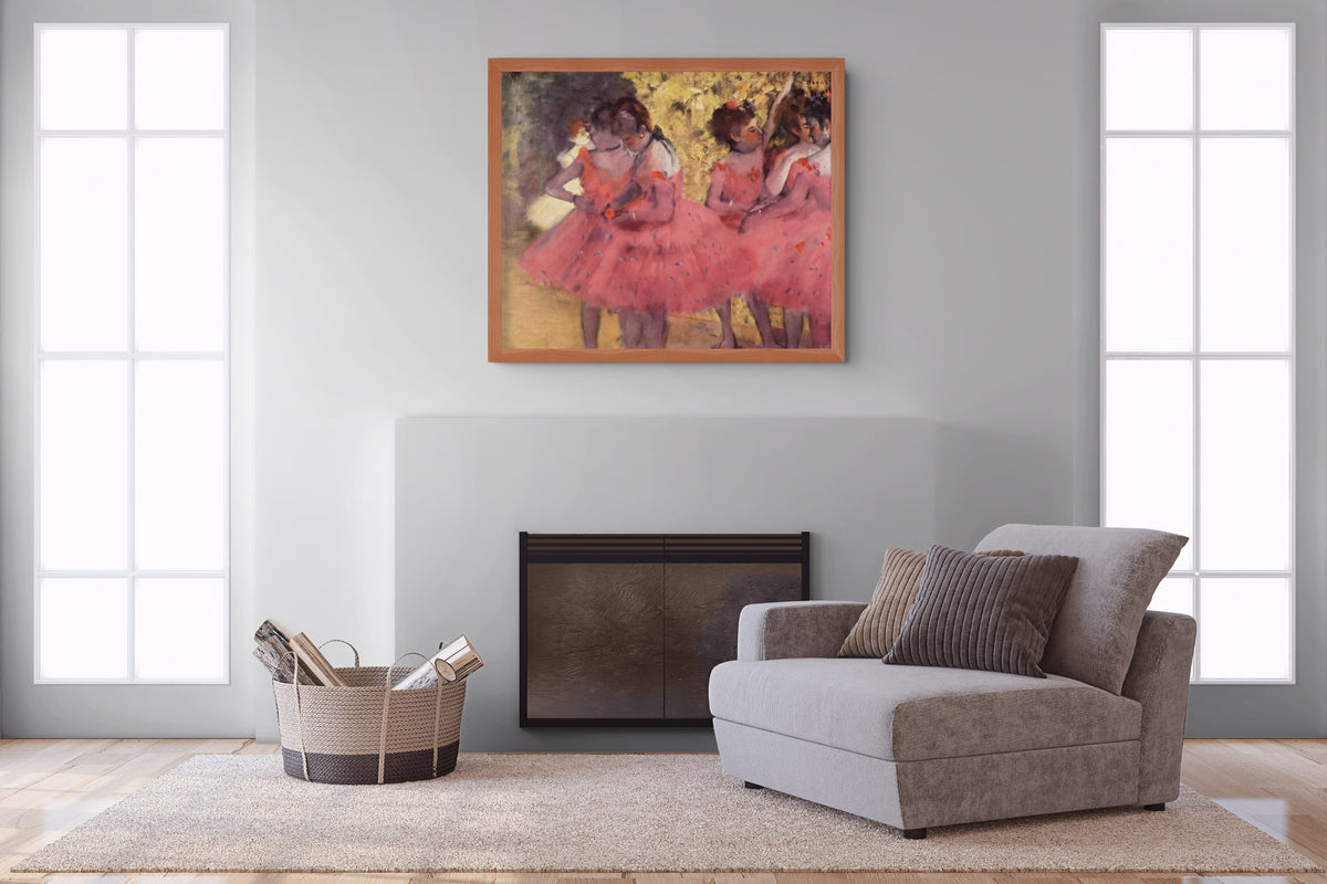 Ballerines roses - Edgar Degas - Toile premium 430g (qualité galerie)