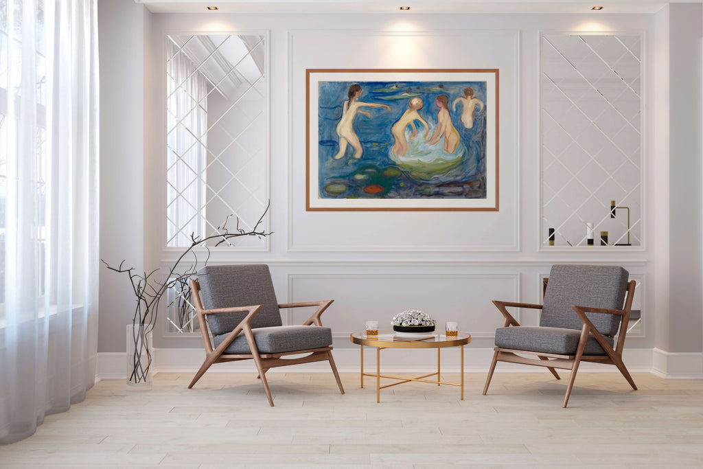 Le Baiser - Edvard Munch - Toile premium 430g (qualité galerie)