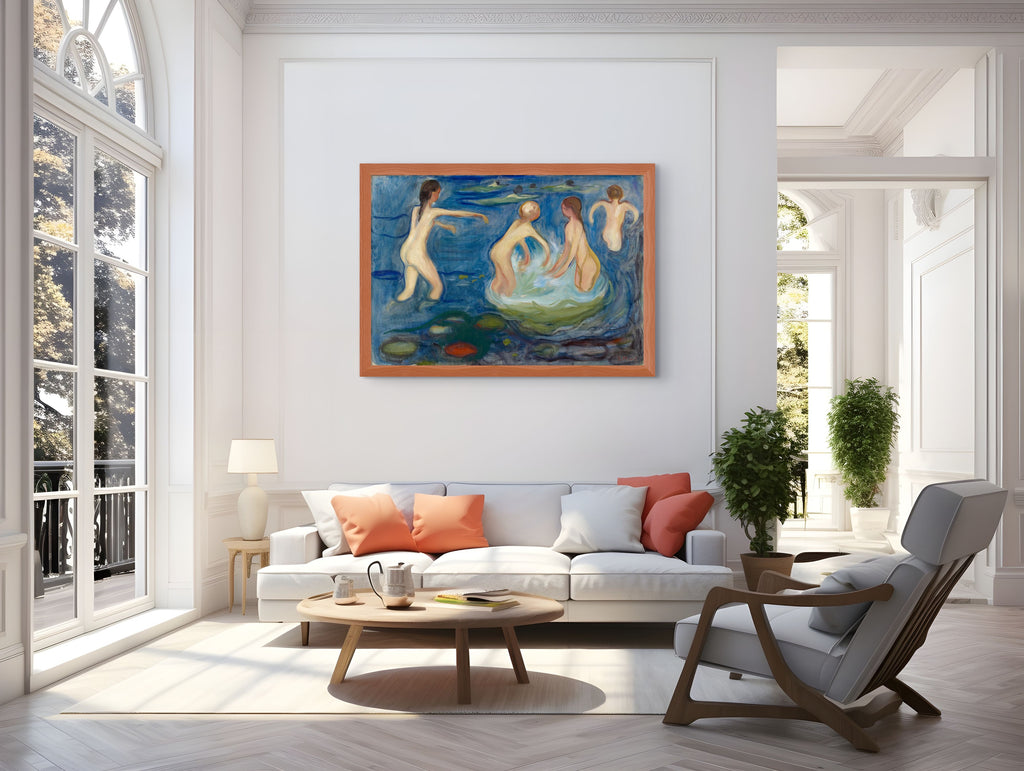 Le Baiser - Edvard Munch - Toile premium 430g (qualité galerie)