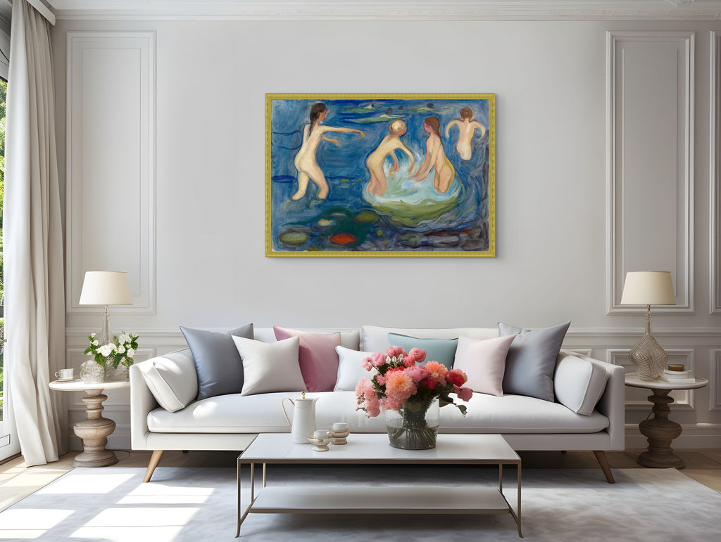 Le Baiser - Edvard Munch - Toile premium 430g (qualité galerie)