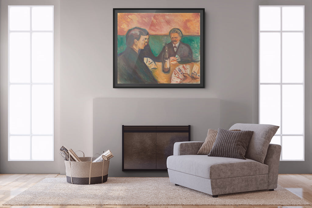 The Kiss - Edvard Munch - Premium canvas 430g (gallery quality)