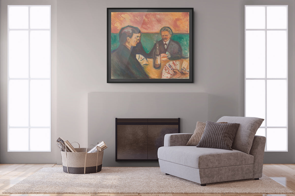The Kiss - Edvard Munch - Premium canvas 430g (gallery quality)