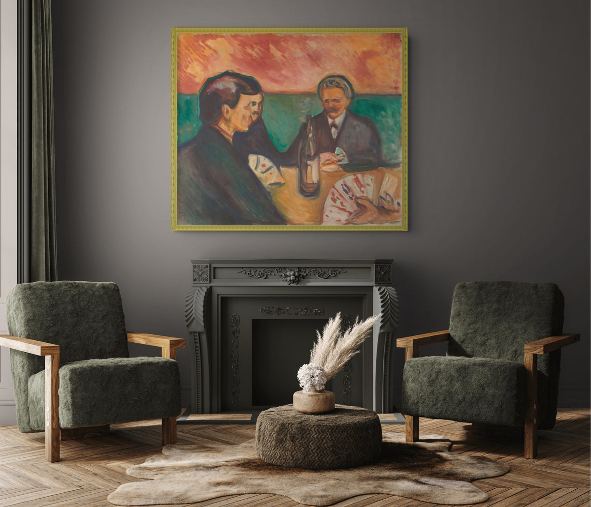 The Kiss - Edvard Munch - Premium canvas 430g (gallery quality)