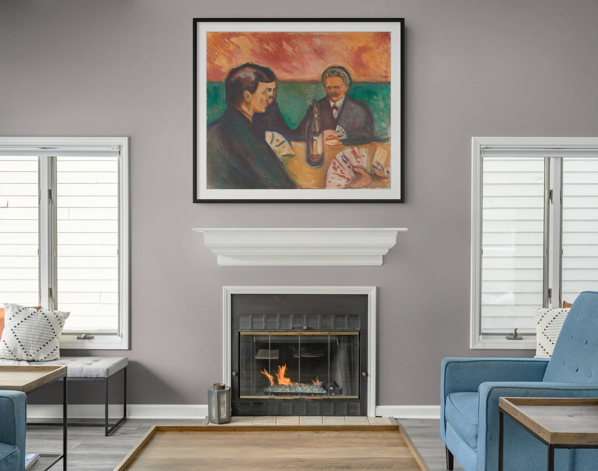 The Kiss - Edvard Munch - Premium canvas 430g (gallery quality)