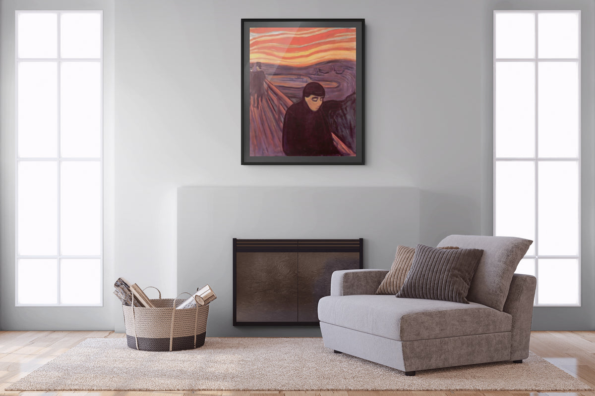 The Kiss - Edvard Munch - Premium canvas 430g (gallery quality)