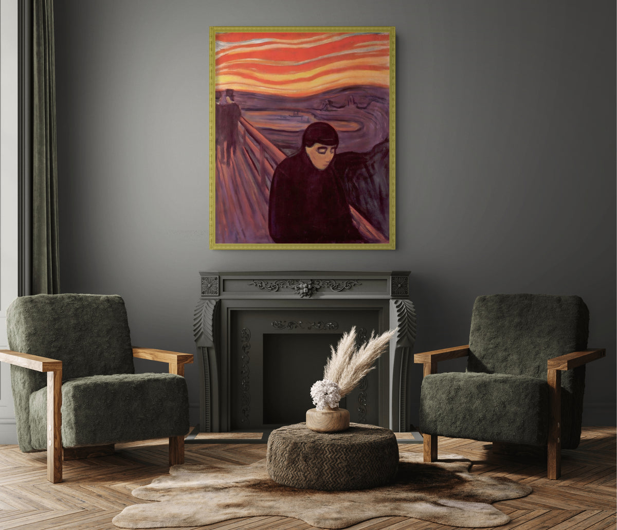 The Kiss - Edvard Munch - Premium canvas 430g (gallery quality)