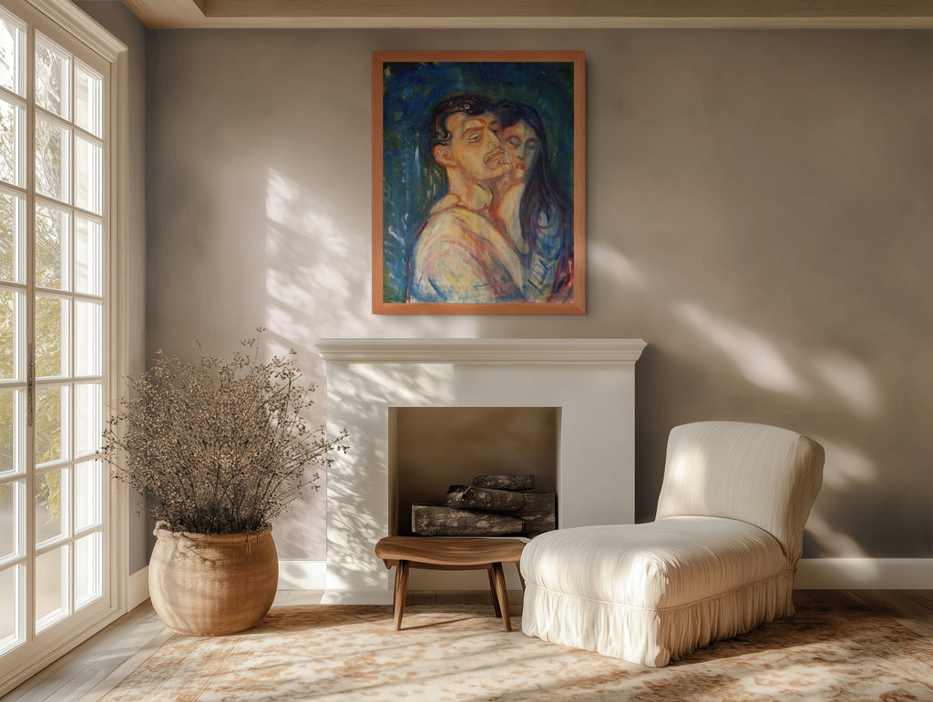 The Kiss - Edvard Munch - Premium canvas 430g (gallery quality)