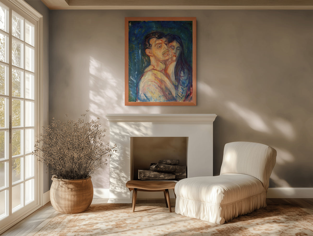 The Kiss - Edvard Munch - Premium canvas 430g (gallery quality)