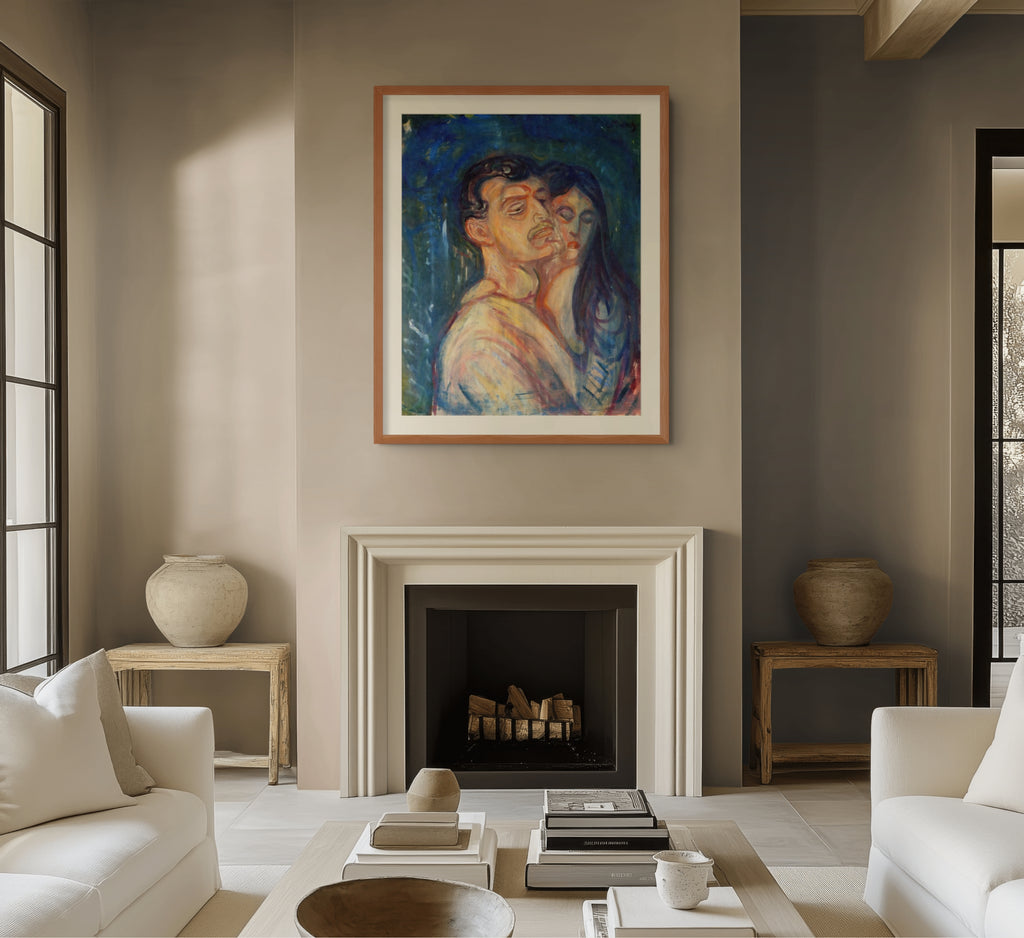 The Kiss - Edvard Munch - Premium canvas 430g (gallery quality)