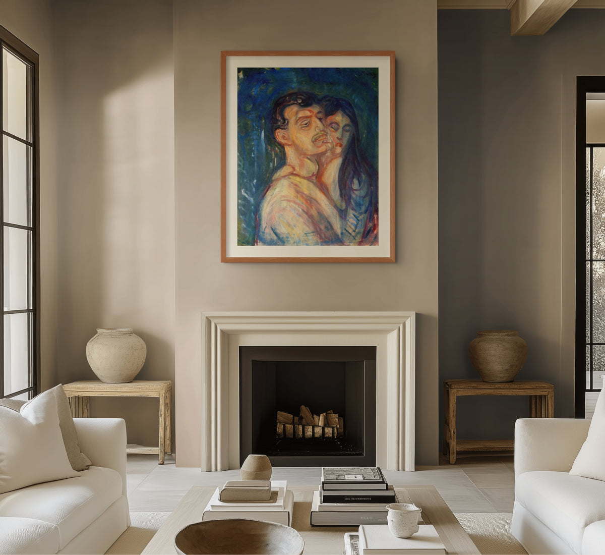 The Kiss - Edvard Munch - Premium canvas 430g (gallery quality)