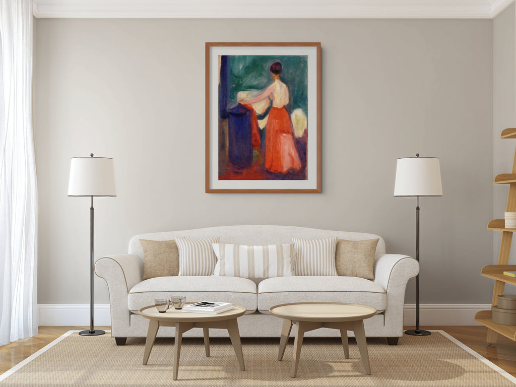 Le Baiser - Edvard Munch - Toile premium 430g (qualité galerie)