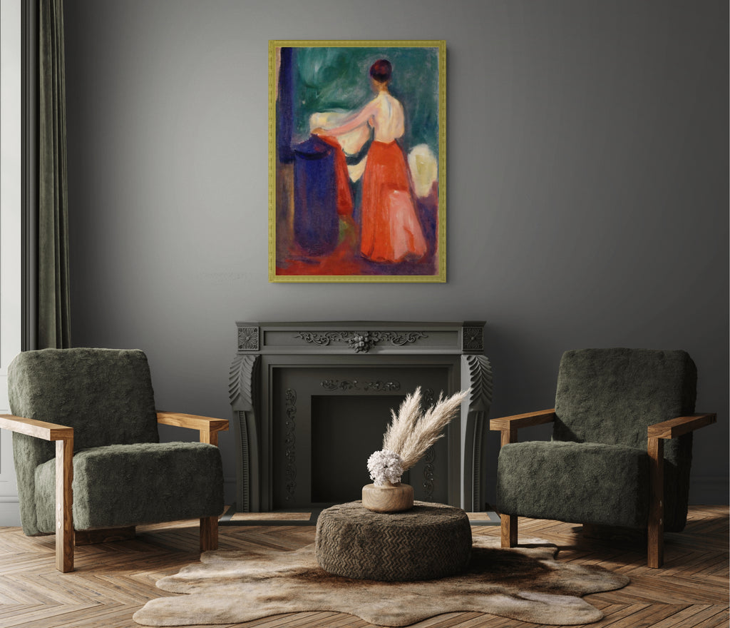 Le Baiser - Edvard Munch - Toile premium 430g (qualité galerie)