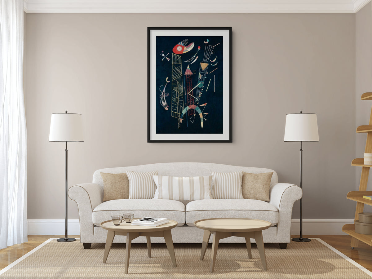 Couple on Horseback - Wassily Kandinsky - Premium 430g canvas (gallery quality)