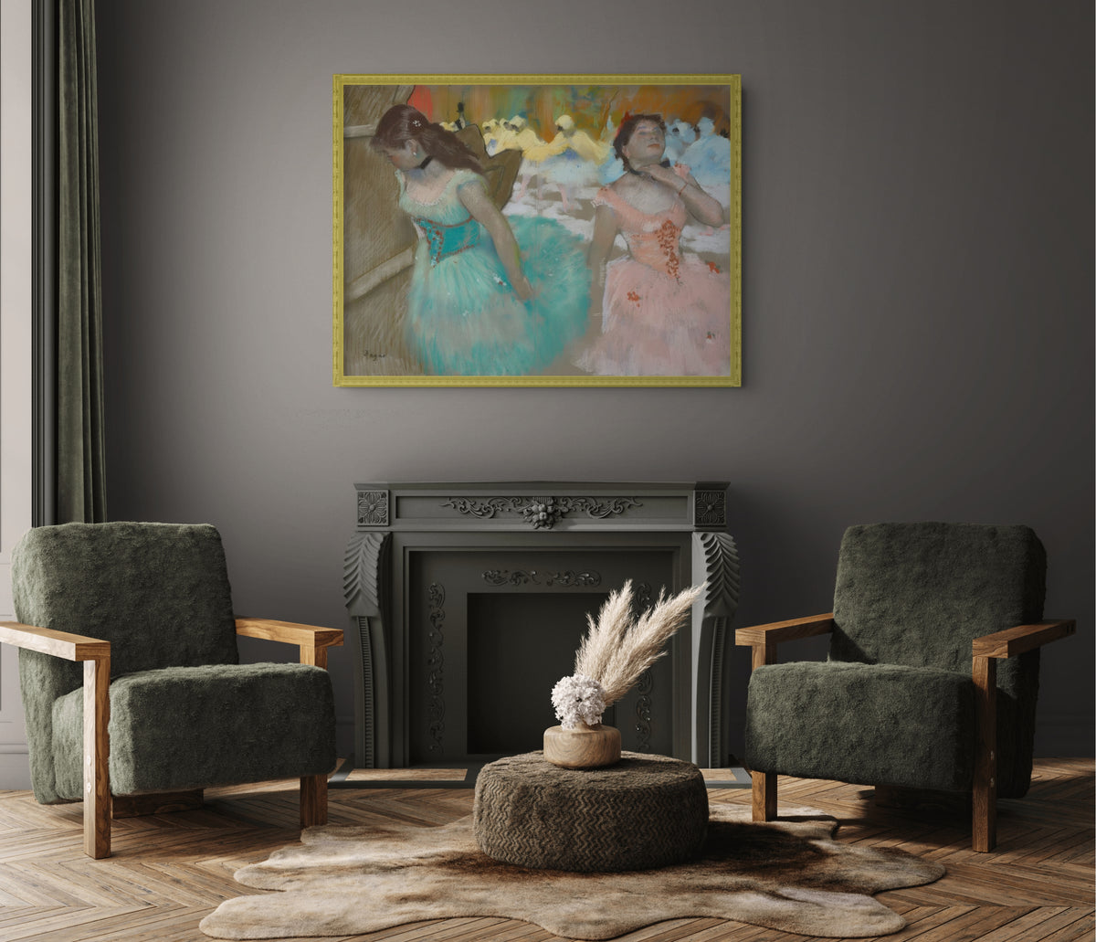 The Ballet Class - Edgar Degas - Premium Canvas 430g (gallery quality)