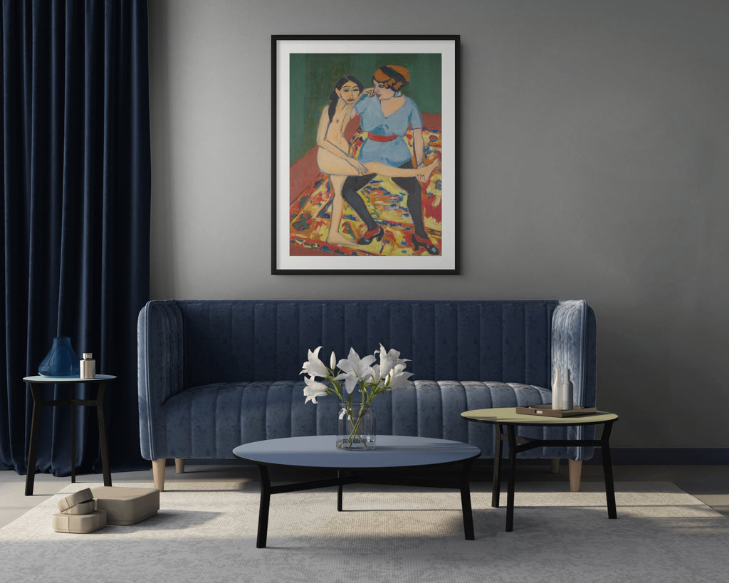 Te dance - Ernst Ludwig Kirchner - Premium canvas 430g (gallery quality)