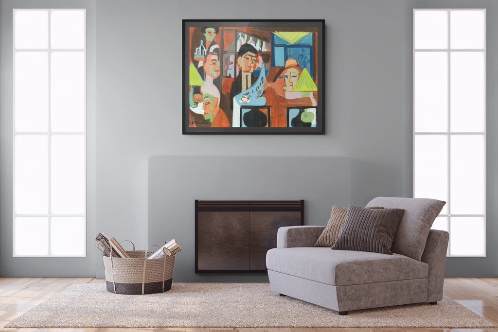 Berlin Street Scene - Ernst Ludwig Kirchner - Premium canvas 430g (gallery quality)