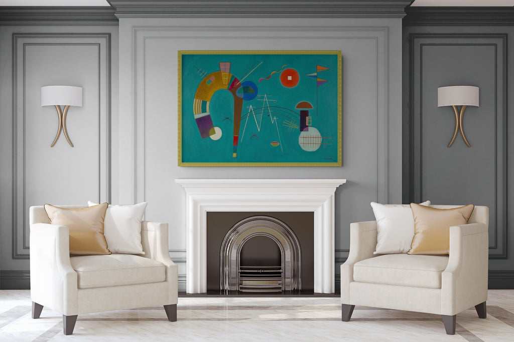 Couple à cheval - Vassily Kandinsky - Toile premium 430g (qualité galerie)