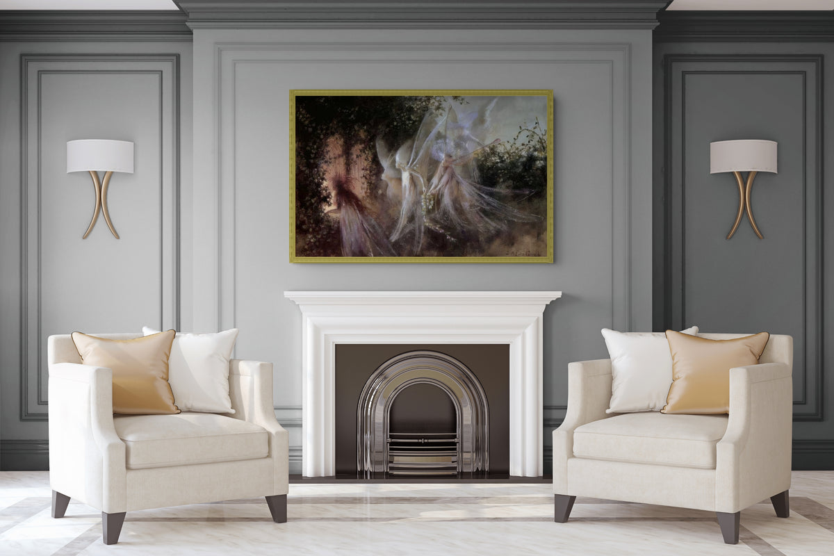 Fairy Passage - John Anster Fitzgerald - Premium Canvas 430g (gallery quality)