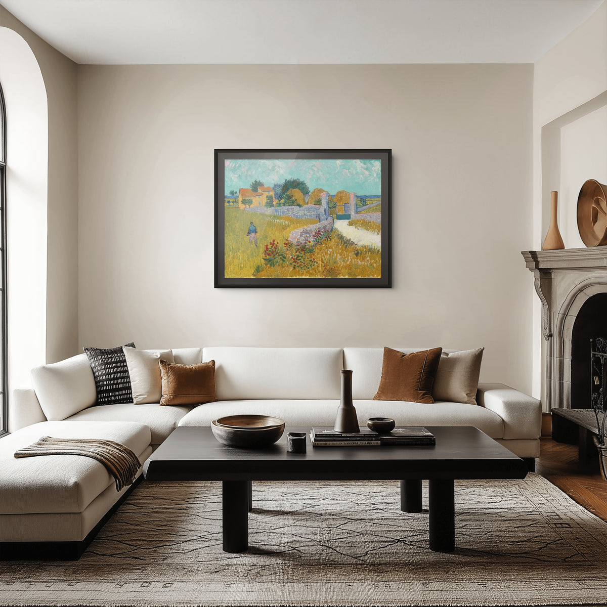 Farmhouse in Provence - Vincent Van Gogh - Premium canvas 430g (gallery quality)