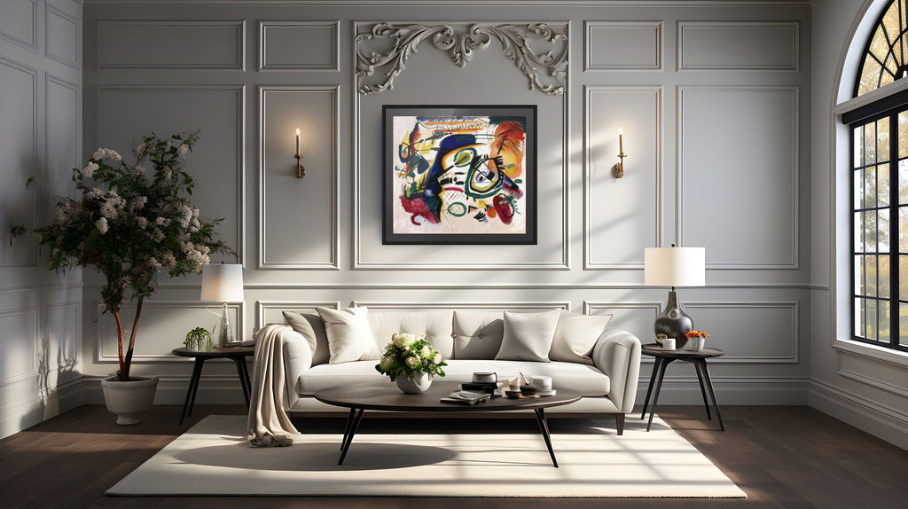 Fragmento I para la composicion VII - Wassily Kandinsky- Lienzo premium 430g (calidad de galeria)