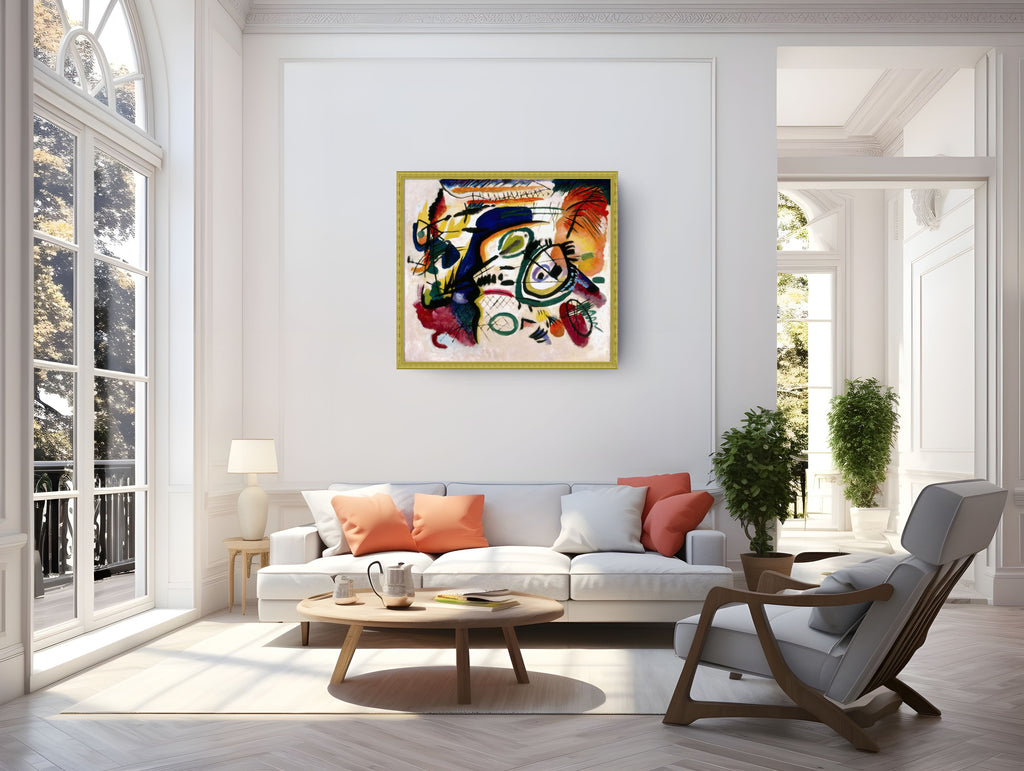 Fragmento I para la composicion VII - Wassily Kandinsky- Lienzo premium 430g (calidad de galeria)