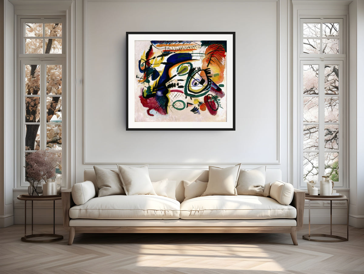 Fragmento I para la composicion VII - Wassily Kandinsky- Lienzo premium 430g (calidad de galeria)