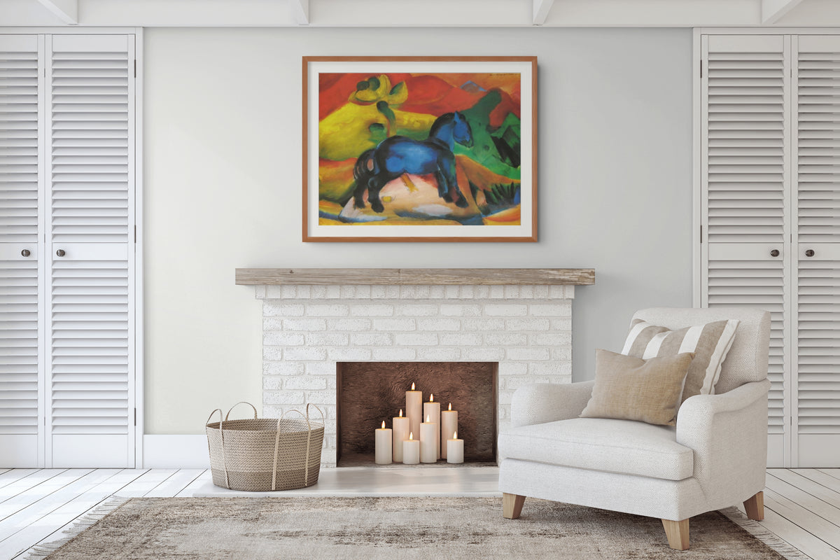 Playing Forms - Franz Marc - Premium Canvas 430g (gallery quality)
