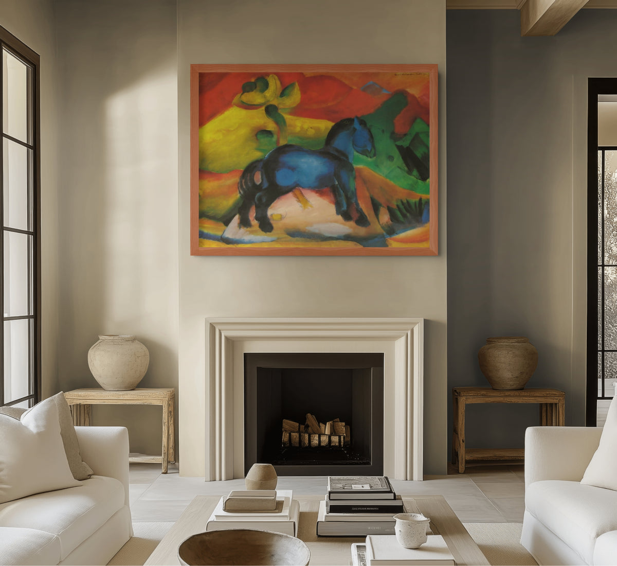 Playing Forms - Franz Marc - Premium Canvas 430g (gallery quality)